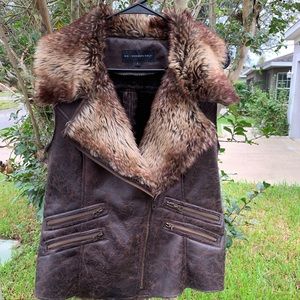 [Mo x Members only] • faux fur vest